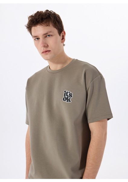 Gmg Fırenze Bisiklet Yaka Haki Erkek T-Shirt GU25MSS03016 modelleri