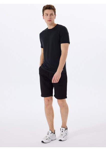 Gmg Fırenze Bisiklet Yaka Siyah Erkek T-Shirt GU25MSS03014 modelleri