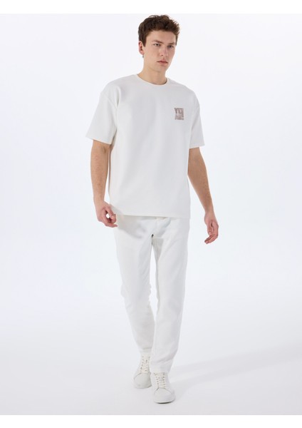 Gmg Fırenze Bisiklet Yaka Ekru Erkek T-Shirt GU25MSS03017 fiyatları