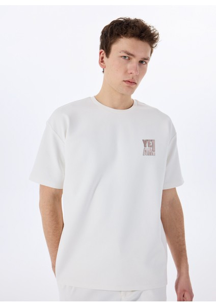 Gmg Fırenze Bisiklet Yaka Ekru Erkek T-Shirt GU25MSS03017 modelleri