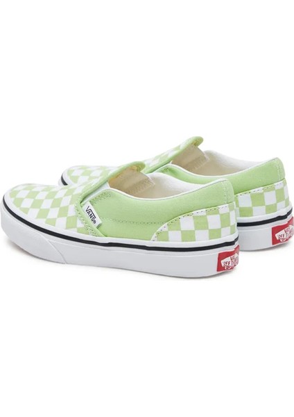 Açık Yeşil Erkek Çocuk Yürüyüş Ayakkabısı VN000D0JE2Y1-CLASSIC Slip-On modelleri