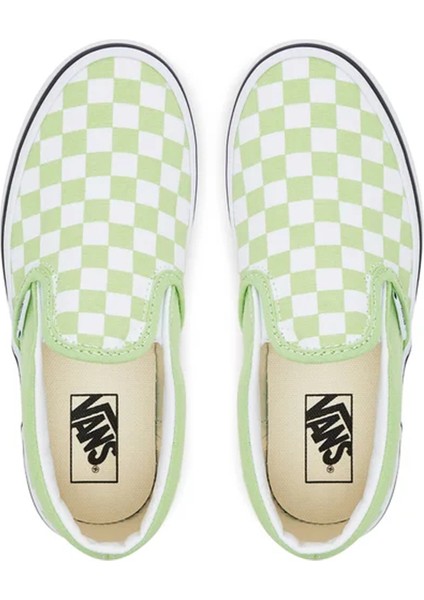 Açık Yeşil Erkek Çocuk Yürüyüş Ayakkabısı VN000D0JE2Y1-CLASSIC Slip-On fırsatları