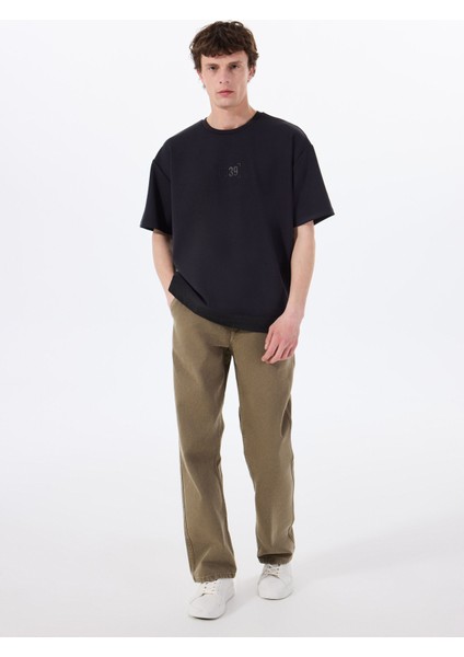 Gmg Fırenze Bisiklet Yaka Siyah Erkek T-Shirt GU25MSS03010 fırsatları