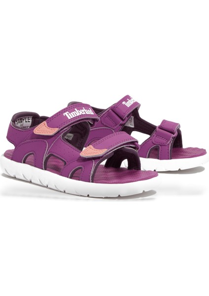 Mor Kız Çocuk Sandalet TB0A43EAETQ1-PERKINS Row Backstrap modelleri