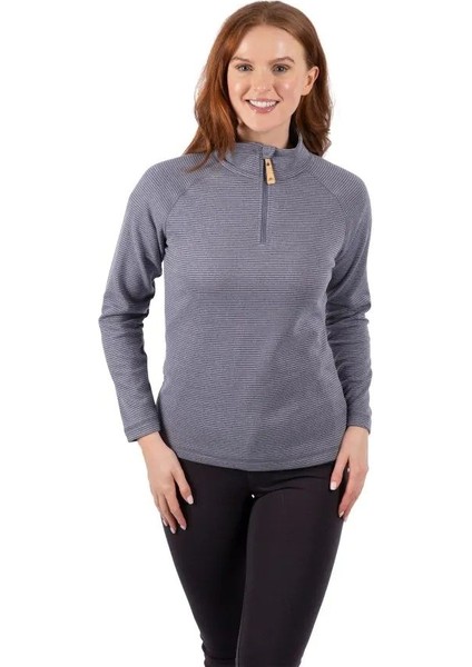 FATOLSTR0032 Olga Female Casual Top Denim Blue Marl Kadın Polar modelleri