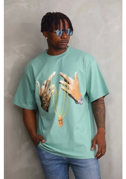 Baskılı Oversize Tshirt