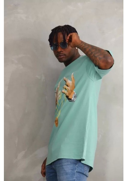 Baskılı Oversize Tshirt