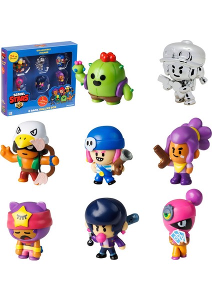 Brawl Stars 8'li Delüks Figür - Model 1