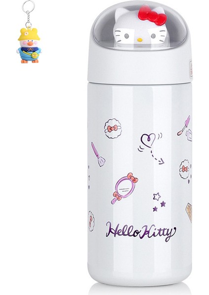 Sanrio Bebek Termos Bardağı Sevimli Karikatür Tarçın Köpek Erkek ve Kız Çelik Su Bardağı Çilek Ayı Direkt Içme Bardağı (Yurt Dışından)