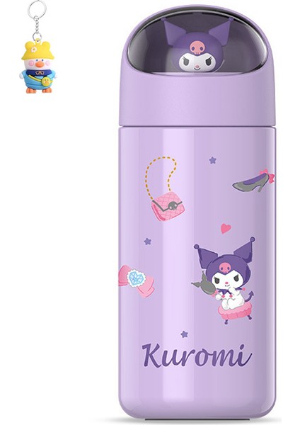 Sanrio Bebek Termos Bardağı Sevimli Karikatür Tarçın Köpek Erkek ve Kız Çelik Su Bardağı Çilek Ayı Direkt Içme Bardağı (Yurt Dışından)