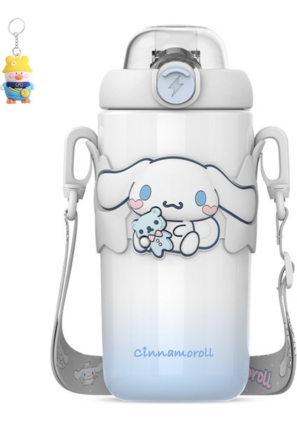 Sanrio Kulomi Çocuk Termos Bardağı Öğrenci Kız Çilek Ayı Pipetli Su Bardağı Sevimli Kız Bardağı (Yurt Dışından)