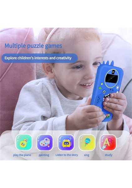 Çocuklar Için Akıllı Oyuncak Telefon - Çift Kameralı, Mp3, El Feneri & Eğitici Oyunlar (Yurt Dışından) indirimleri