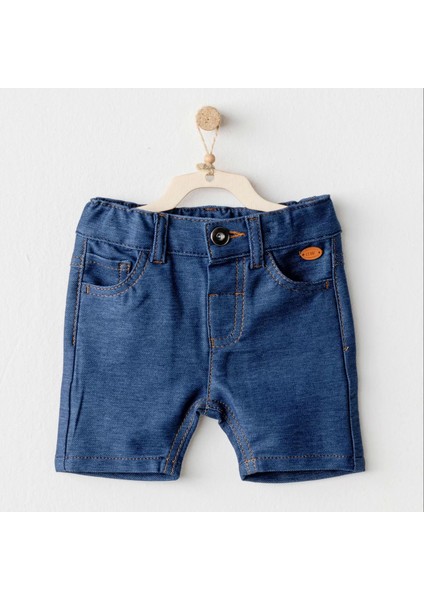 Andywawa AC25939 Casual Bebek Şort Indigo