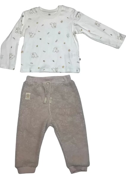 Bibaby Pretty Moments 3'lü Bebe Takım 73339 Ecru Pink
