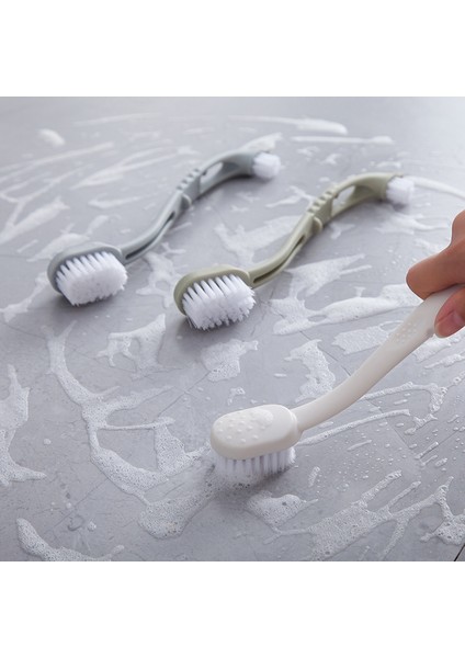 Mavi Stil Çift Uçlu Ayakkabı Fırçası Temizleyici Temizlik Sneaker Beyaz Ayakkabı Temizleyici Seti Çok Fonksiyonlu Ev Temizlik Fırçası Çamaşır Aracı (Yurt Dışından) modelleri