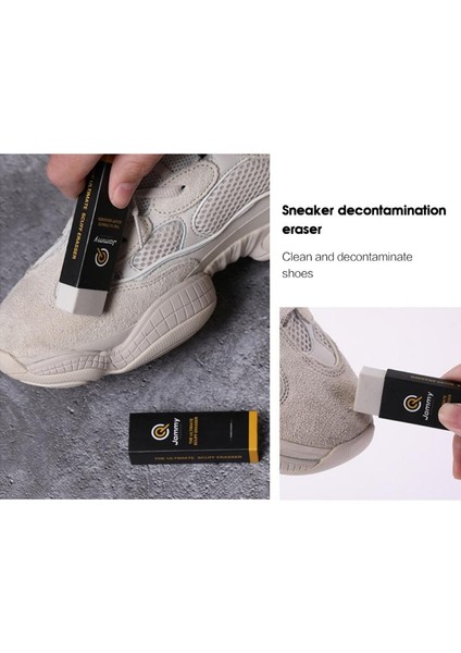 A-02 Stili Sıcak Deri Temizleyici Temizleme Sünger Dana Derisi Kürklü Mat Deri Kumaş Bakımı Ayakkabı Temizleme Kiti Sneaker Temizleyici Fırça Açık Hava (Yurt Dışından)