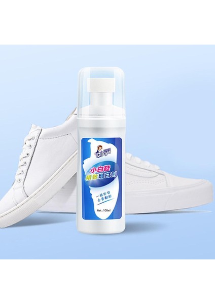 Deterjan Tarzı 1 Adet Beyaz Ayakkabı Temizleyici Beyazlatıcı Parlatıcı Temizlik Aracı Klasik Deri Ayakkabı Sneakers Için Ayakkabı Fırçaları (Yurt Dışından)