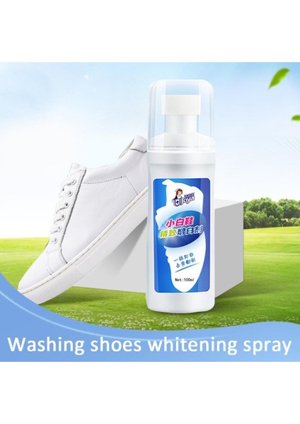Deterjan Tarzı 1 Adet Beyaz Ayakkabı Temizleyici Beyazlatıcı Parlatıcı Temizlik Aracı Klasik Deri Ayakkabı Sneakers Için Ayakkabı Fırçaları (Yurt Dışından)