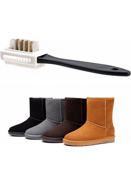 Siyah Stil Suni Kürk Kar Bot Ayakkabı Temizleme Fırçası Plastik Saplı Ev Temizlik Aracı (Yurt Dışından) modelleri