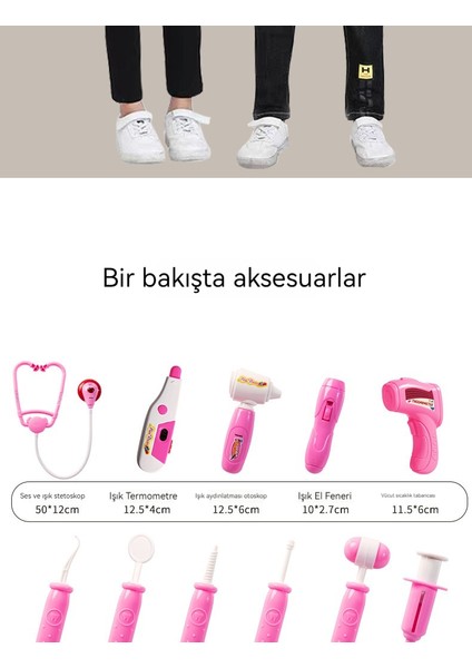 Luxıxı 75 Adet Çocuk Oyun Evi Küçük Doktor Hemşire Seti Erkek Kız Stetoskop Enjeksiyon Oynamak Için Tıbbi Kutu Oyuncak (Yurt Dışından)