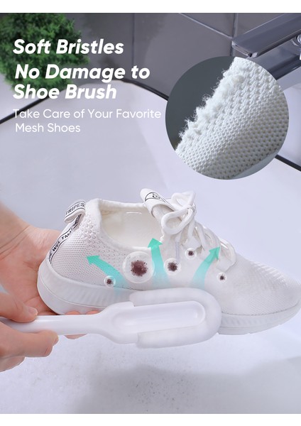 Stilb Stili Joybos Ayakkabı Temizleyici 2 Yüz Fırça Deri File Süet Koyun Postası Mat Sneaker Yıkama Fırçaları Ayakkabı Bakım Aksesuarları JX83 (Yurt Dışından)