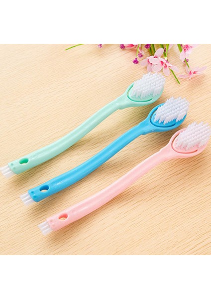 1 Adet Rastgele Stil Çift Başlı Taşınabilir Ayakkabı Temizleme Araçları Ayakkabı Fırçası Sneaker Yıkama Fırçaları Uzun Sap Plastik Ev Temizleyici (Yurt Dışından)