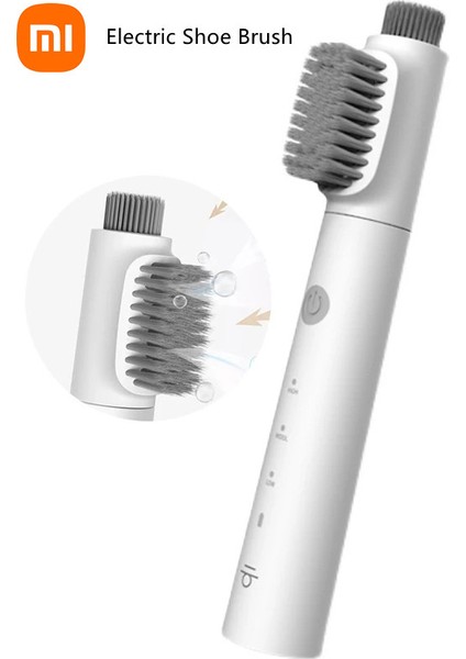 Xiaomi Mijia Sonic Elektrikli Ayakkabı Temizleme Fırçası Ipx7 Su Geçirmez Üç Hızlı Temizlik Modu Ayakkabı Silgisi Ev Temizlik Fırçası (Yurt Dışından)