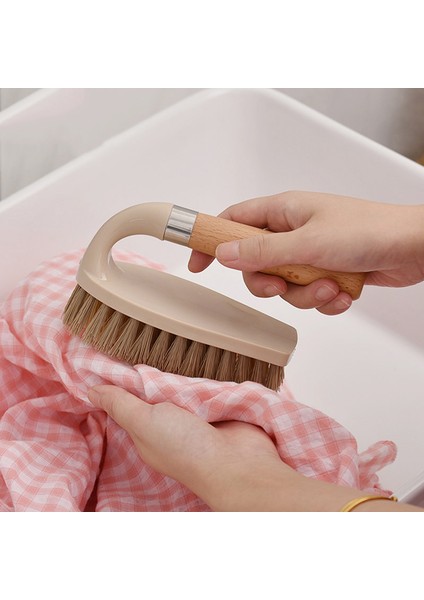 No.4 Tarzı Ahşap Temizlik Fırçası Çok Fonksiyonlu Kütük Rengi Ayakkabı Yıkama Çamaşır Temizleme Fırçası Banyo Zemin Dezenfeksiyon Fırçası (Yurt Dışından) modelleri