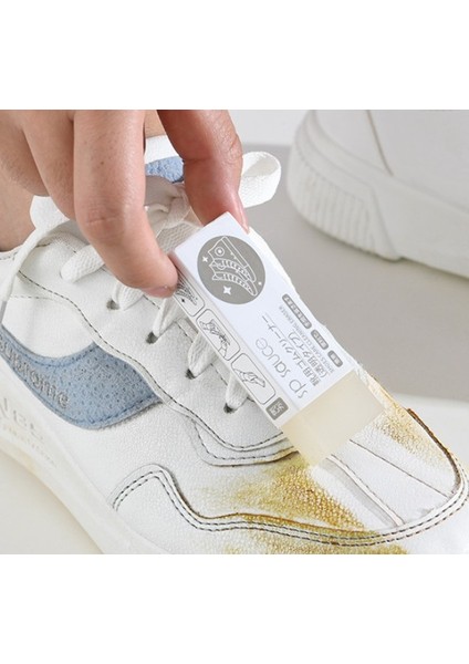 Şeffaf Stil Temizleme Sünger Süet Mat Ayakkabı Bakımı Deri Temizleyici Sneaker Bakımı Ayakkabı Temizleyici Sneaker Temizleyici Ayakkabı Temizleme Kiti Ayakkabı Fırçası (Yurt Dışından) indirimleri
