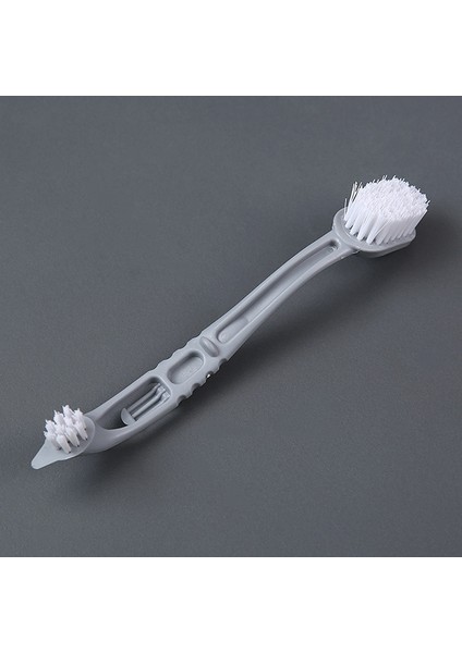 Mavi Stil Çift Başlı Taşınabilir Ayakkabı Temizleme Araçları Ayakkabı Fırçası Spor Ayakkabı Yıkama Fırçaları Uzun Saplı Plastik Ev Temizleyici (Yurt Dışından)