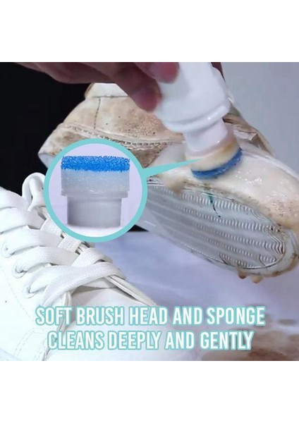 H01 Stili 100G Beyaz Ayakkabı Temizleyici Toz Süper Sarı Kenar Beyazlatıcı Sneaker Fırça Temizleyici Büyücü Ayakkabı Tozu (Yurt Dışından) fırsatları