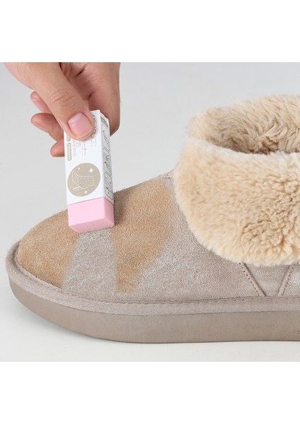 1 Adet Ayakkabı Fırçası Stili Ayakkabı Süet Koyun Postu Mat Deri Kumaş Ayakkabı Bakımı Temiz Fırçaları Kauçuk Beyaz Ayakkabılar Sneakers Bot Temizleyici Bakımı (Yurt Dışından)