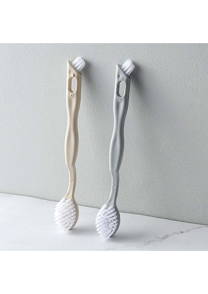 Gri Tarzı 1 Adet Çok Fonksiyonlu Pp Uzun Saplı Temizlik Fırçası Yıkama Araçları Ayakkabı Aksesuarları Çift Başlı 2 Renk Yumuşak Yün (Yurt Dışından) modelleri