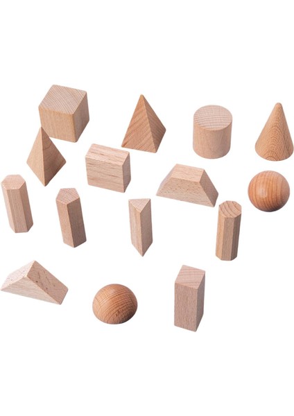 15 Ahşap Oyuncaklar 2+ Için 3D Şekiller (Yurt Dışından)