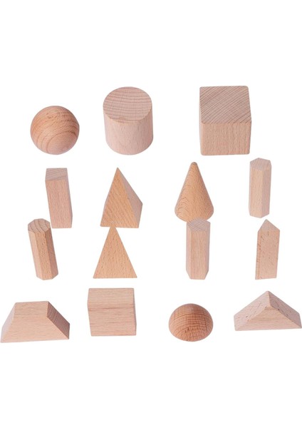 15 Ahşap Oyuncaklar 2+ Için 3D Şekiller (Yurt Dışından)