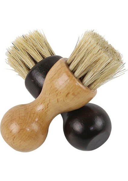 Sarı Renk Stili 1 Adet Ahşap Saplı Ayakkabı Parlatma Fırçası Cila Kıllı Saç Parlatma Fırçası Mini Kabak Ayakkabı Yağı Fırçası Ev Temizlik Aracı (Yurt Dışından) fiyatları
