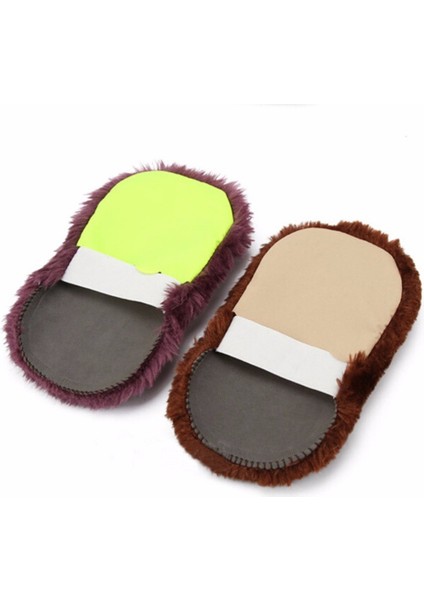 Ayakkabı Eldiveni Ayakkabı Bakım Fırçası Ayakkabı Temizleyici Yumuşak Yün Peluş Rastgele Renk Parlak Eldiven Ayakkabı Çantası Fırçaları (Yurt Dışından) modelleri