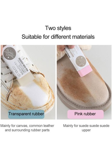 Pembe Tarzı Şeffaf Kauçuk Temizlik Silgisi Ayakkabı Bakım Temizleyici Süet Koyun Derisi Mat Deri Kumaş Ev Malzemeleri Temizleyici Sneaker Bakımı (Yurt Dışından) indirimleri