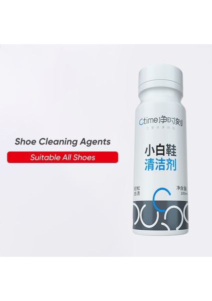 Deterjan Tarzı Beyaz Ayakkabı Temizleyici 100ML Dezenfekte Açıcı Sneaker Temizlik Araçları Ayakkabı Bakımı Deri Temizleyici Sneaker Bakım Ayakkabı Temizleyici (Yurt Dışından)