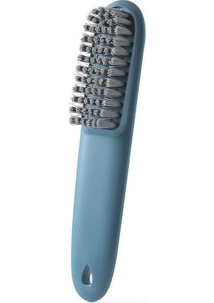 Mavi Stil Ev Taşıma Ayakkabı Fırçası Uzun Saplı Çok Fonksiyonlu Kıyafet Temizleme Yumuşak Yün Fırçası Toz Alma Araçları Asma Deliği ile (Yurt Dışından)