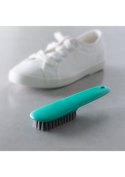 Mavi Stil Ev Taşıma Ayakkabı Fırçası Uzun Saplı Çok Fonksiyonlu Kıyafet Temizleme Yumuşak Yün Fırçası Toz Alma Araçları Asma Deliği ile (Yurt Dışından) fırsatları