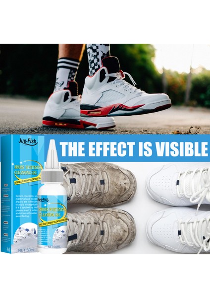 1 Şişe Stili 30G Beyaz Ayakkabı Temizleyici Beyazlatıcı Temizleme Jeli Ayakkabı Fırçası Ayakkabı Sneaker Ayakkabı Temizleme Yapışkan Bant Temizleme Aracı (Yurt Dışından) fiyatları