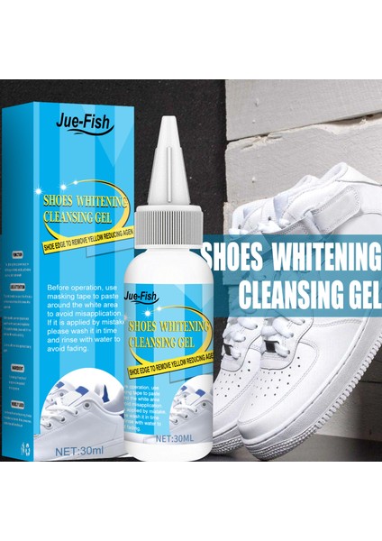 1 Şişe Stili 30G Beyaz Ayakkabı Temizleyici Beyazlatıcı Temizleme Jeli Ayakkabı Fırçası Ayakkabı Sneaker Ayakkabı Temizleme Yapışkan Bant Temizleme Aracı (Yurt Dışından) modelleri