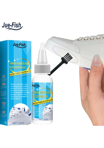 1 Şişe Stili 30G Beyaz Ayakkabı Temizleyici Beyazlatıcı Temizleme Jeli Ayakkabı Fırçası Ayakkabı Sneaker Ayakkabı Temizleme Yapışkan Bant Temizleme Aracı (Yurt Dışından) indirimleri