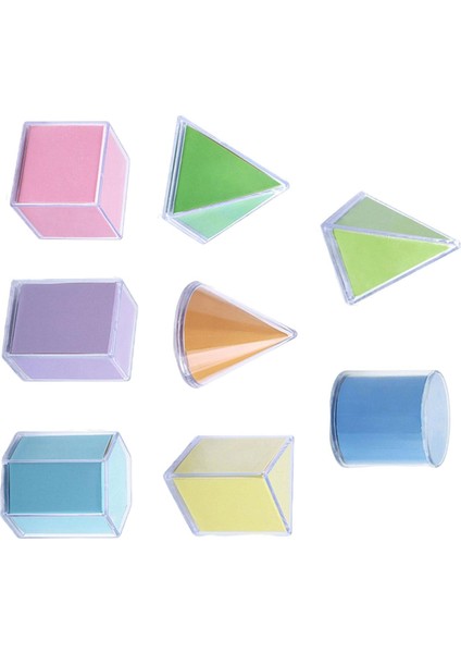 8pcs Şeffaf 3D Şekiller Şekil, Sıralayıcı Sıralama Oyuncak, Öğrenme Oyuncakları, Istifleme Oyunu Matematik Oyuncakları Çocuklar Için (Yurt Dışından)