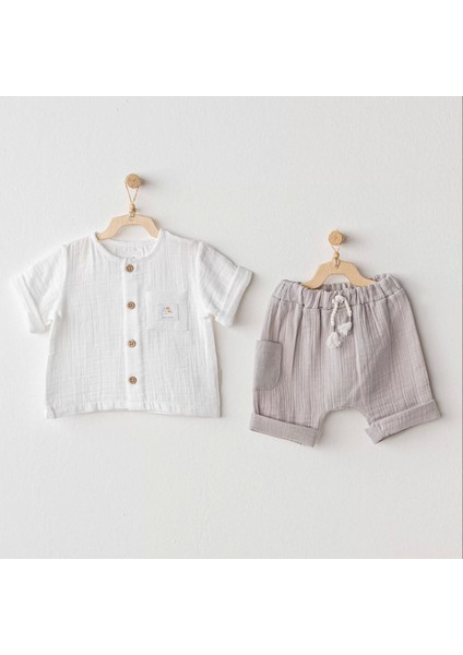 Andywawa AC25617 Ocean Is My Happy Place 2'li Takım Grey