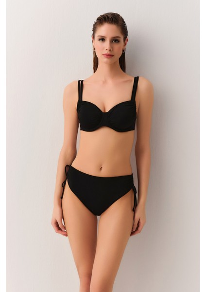 Balenli Körüklü Toparlayıcı Bikini Üst