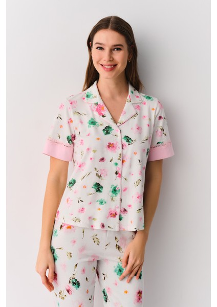 Flora Maskülen Pijama Takımı