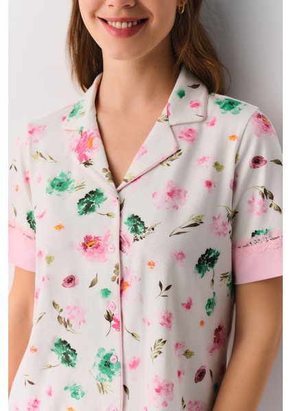 Flora Maskülen Pijama Takımı