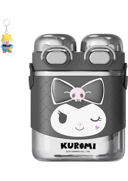 Büyük Kapasiteli Yaratıcı Karikatür Sanrio Serisi Bal Çift Içecek Uzay Bardağı Açık Büyük Kapasiteli Taşınabilir Çocuk Pipeti (Yurt Dışından)